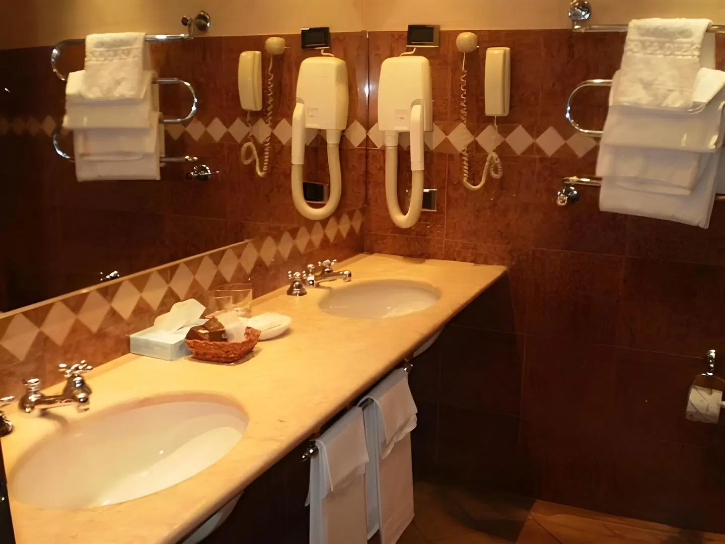 Albergo Le Due Corti Badezimmer