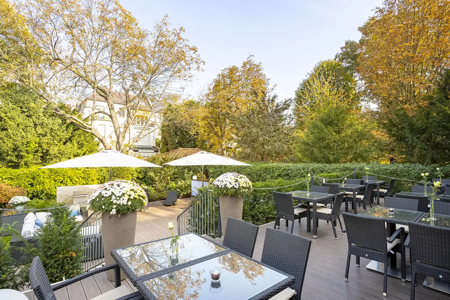 An der Messe Terrasse