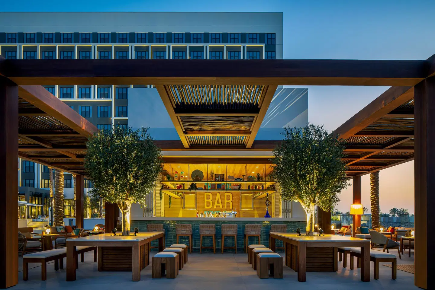 Rove Al Marjan Island Terrasse