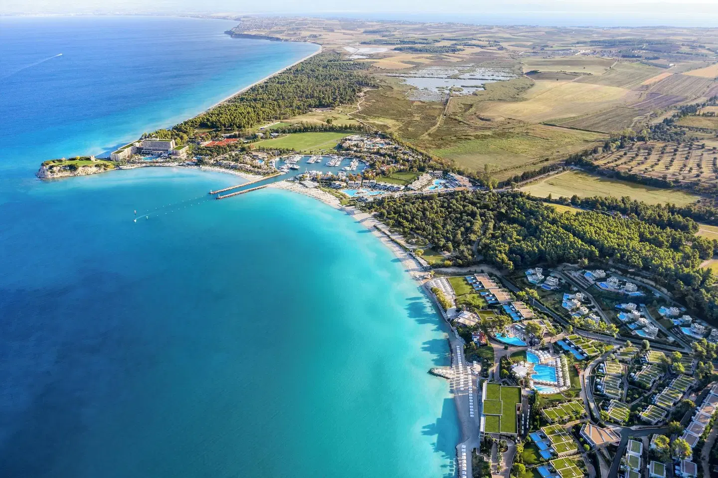 Sani Beach AERIAL_PHOTOGRAPH
