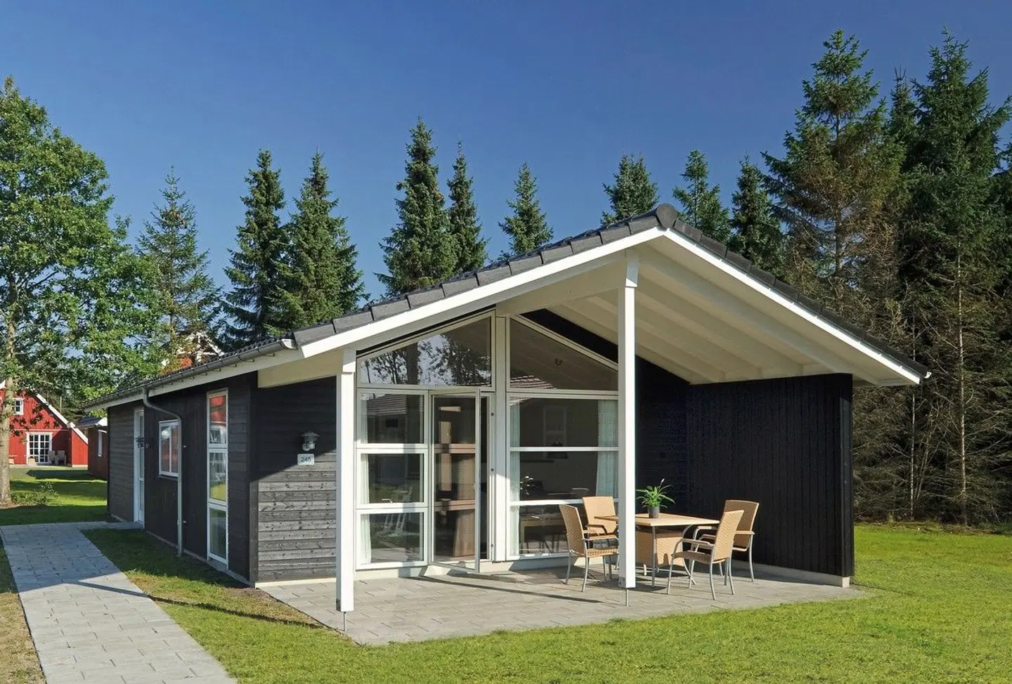 Lalandia in Billund Terrasse