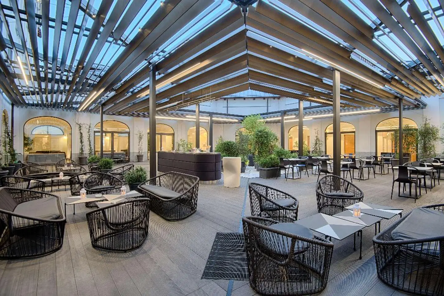 Hotel NH Collection Torino Santo Stefano Terrasse