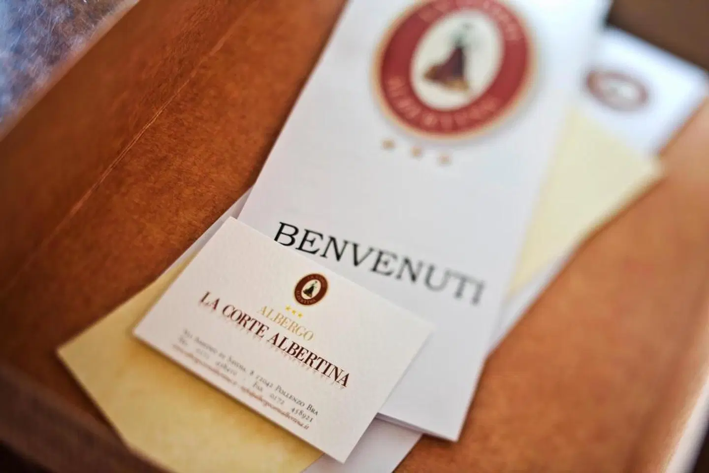 Albergo La Corte Albertina Landkarte