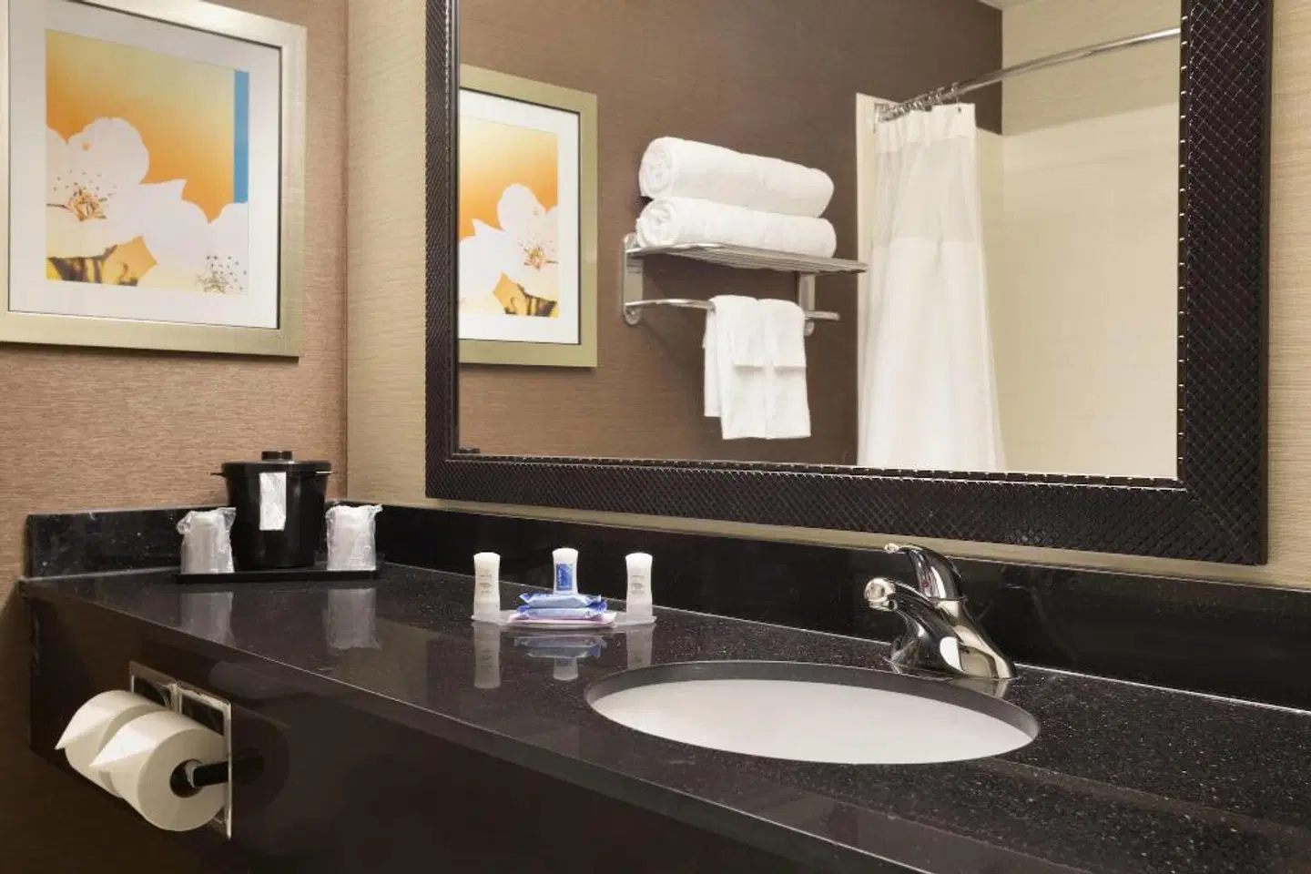 Fairfield Inn & Suites by Marriott Dallas Plano Badezimmer