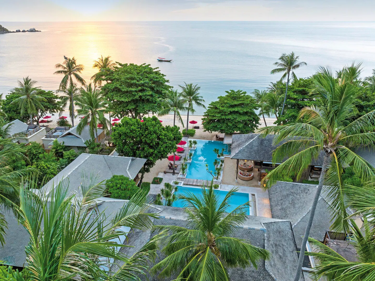 Anantara Rasananda Koh Phangan Villas Garten
