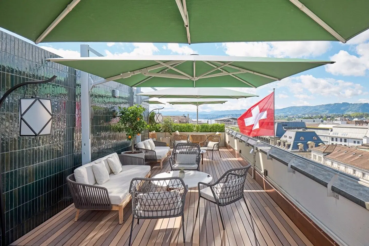 Mandarin Oriental Savoy, Zurich Terrasse