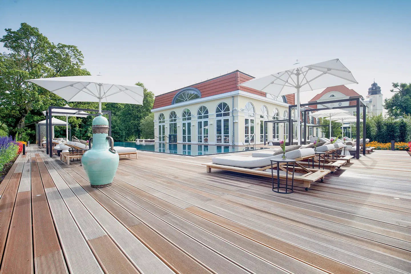 SCHLOSS Fleesensee Terrasse