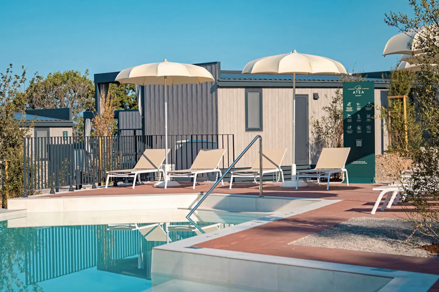 Aminess Style Camping Atea Glamping & Holiday Homes Terrasse