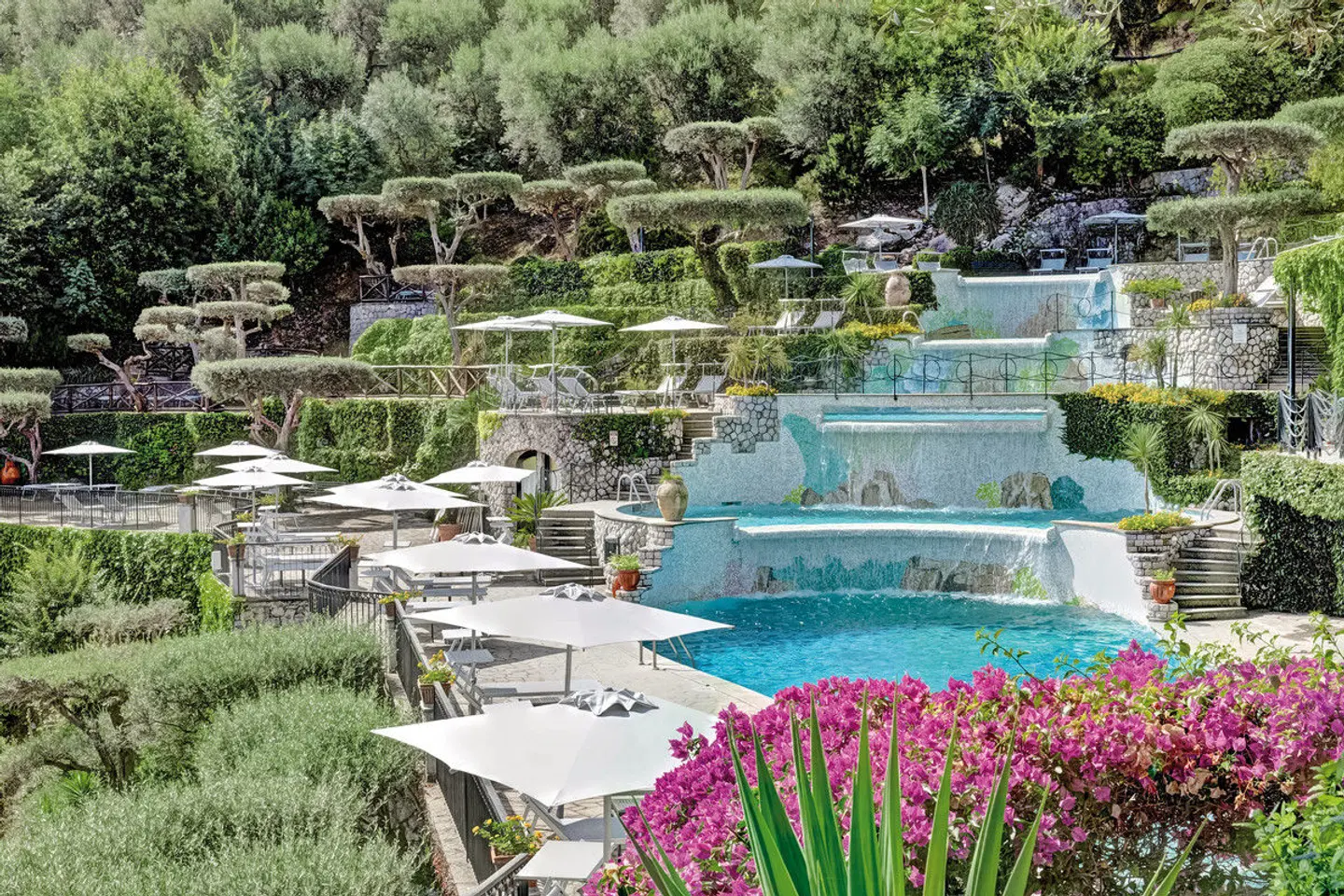 Grand Hotel Capodimonte Garten