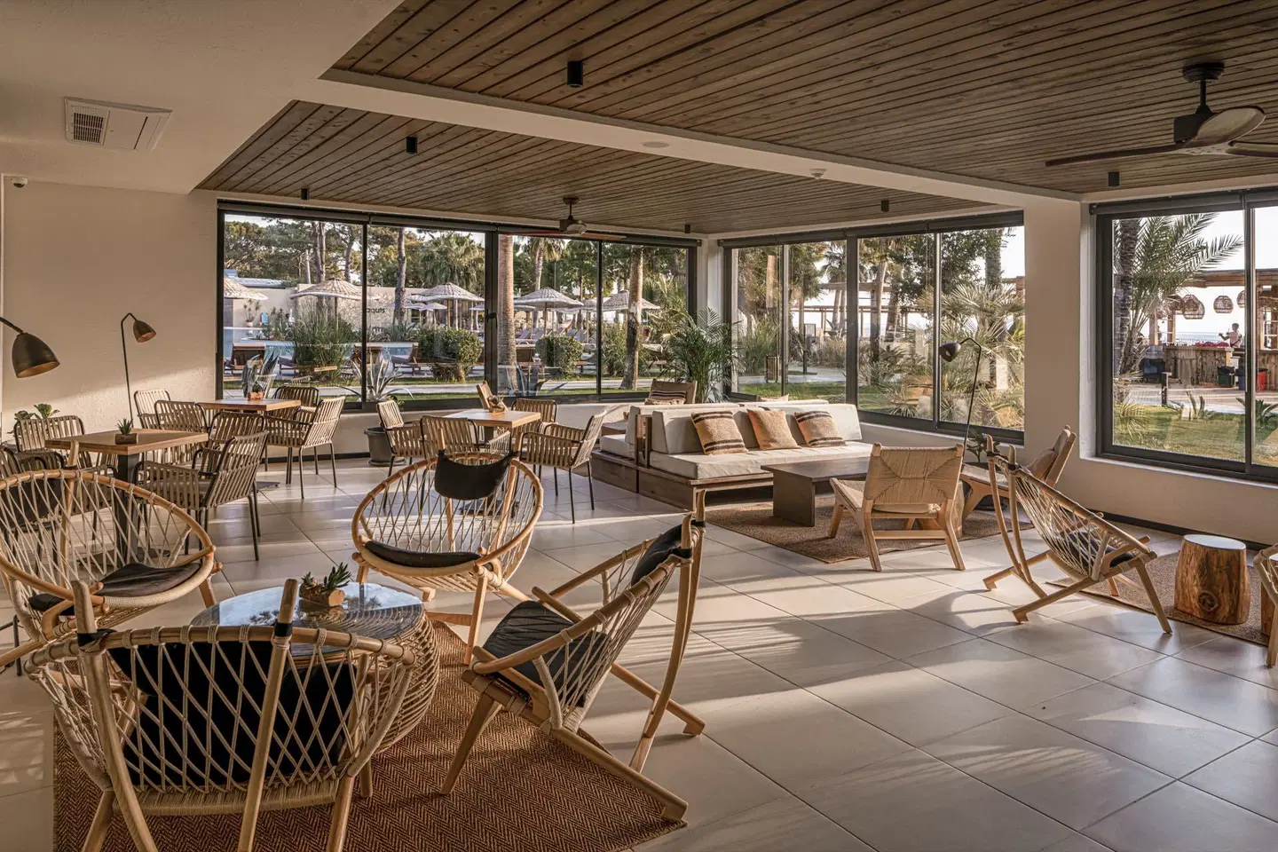 Balmy Beach Resort Kemer Terrasse