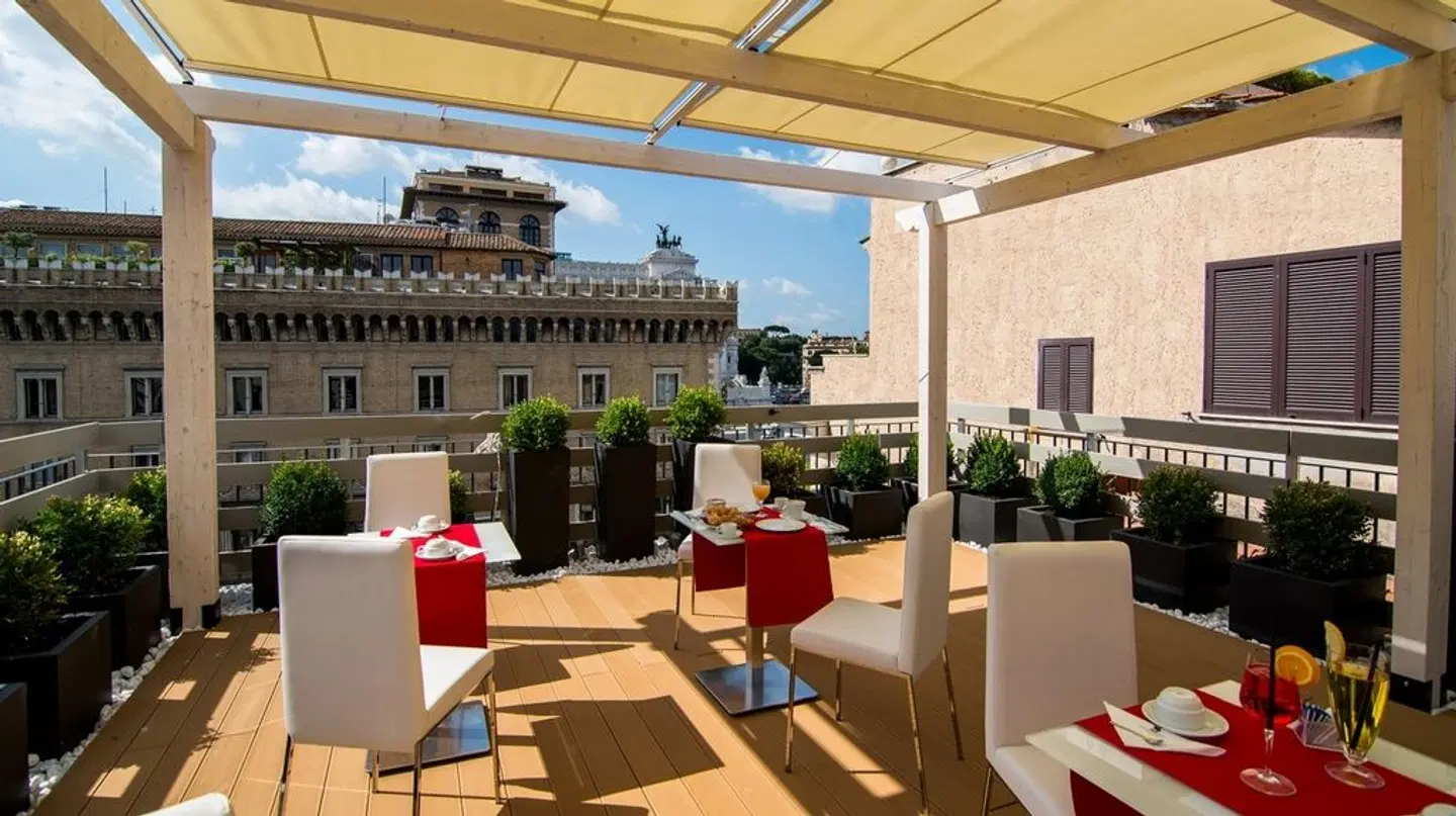 Hotel Castellino Roma Terrasse