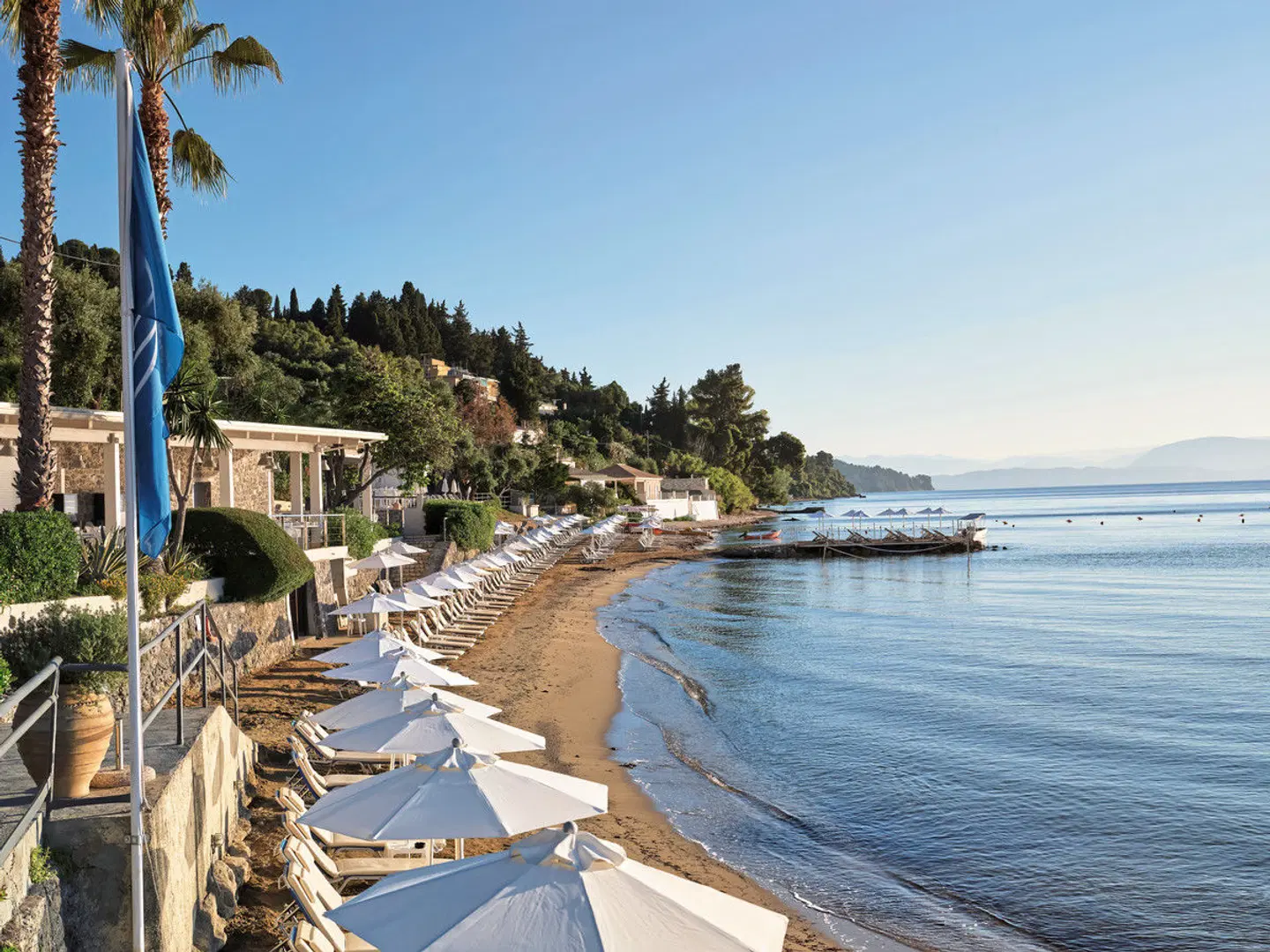 Aeolos Beach Resort Terrasse