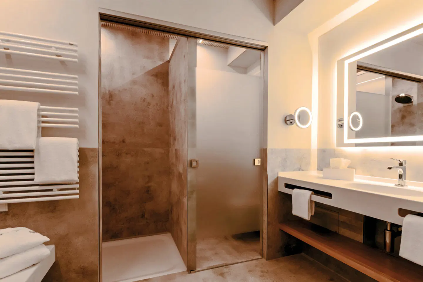 Landhotel Bohrerhof Badezimmer