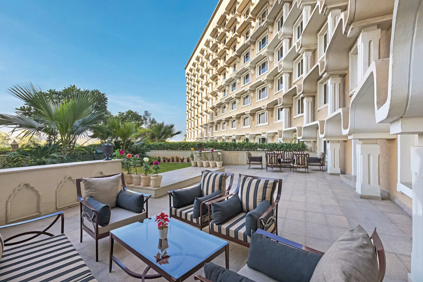 Taj Palace, New Delhi Terrasse