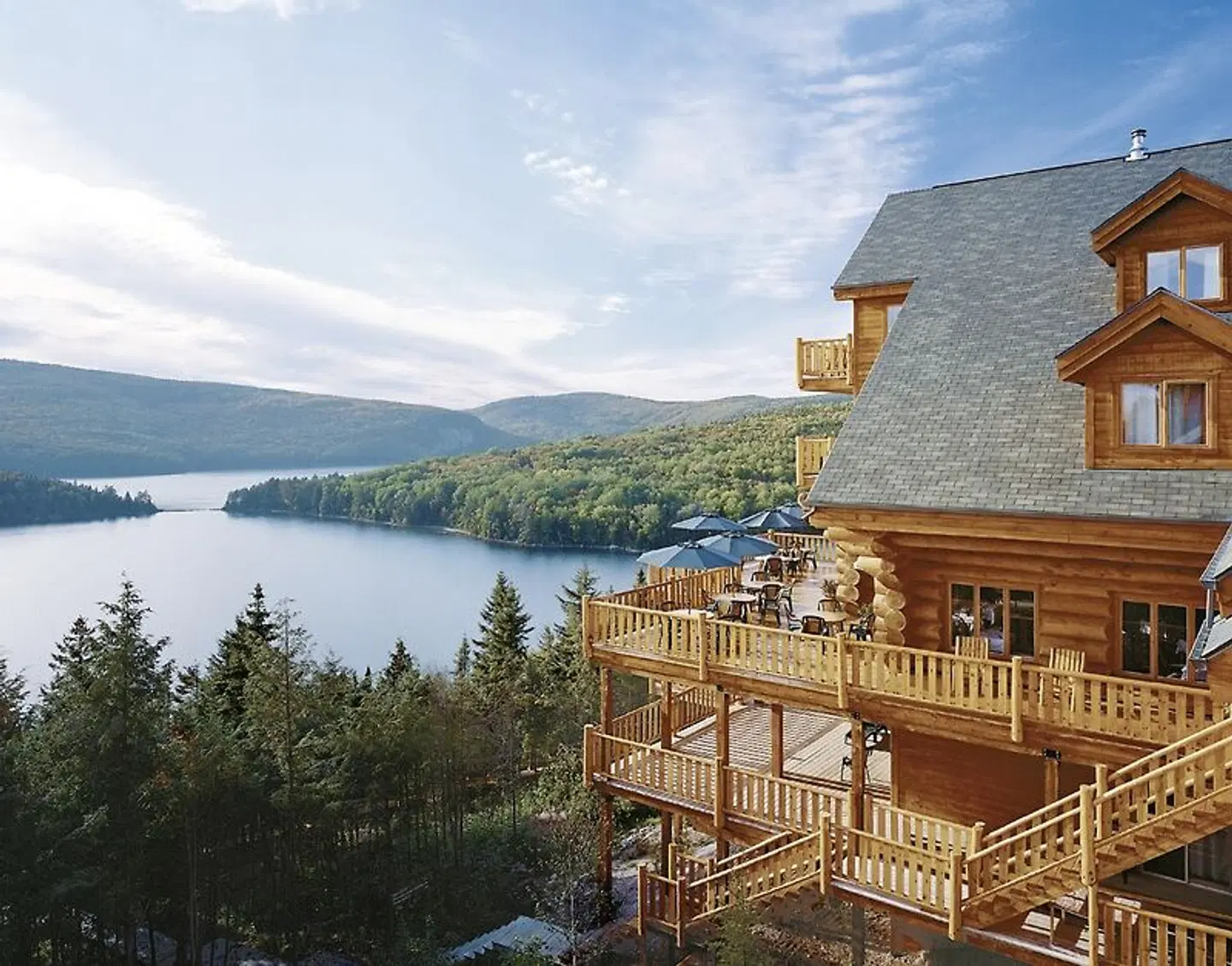 Hotel Sacacomie Terrasse