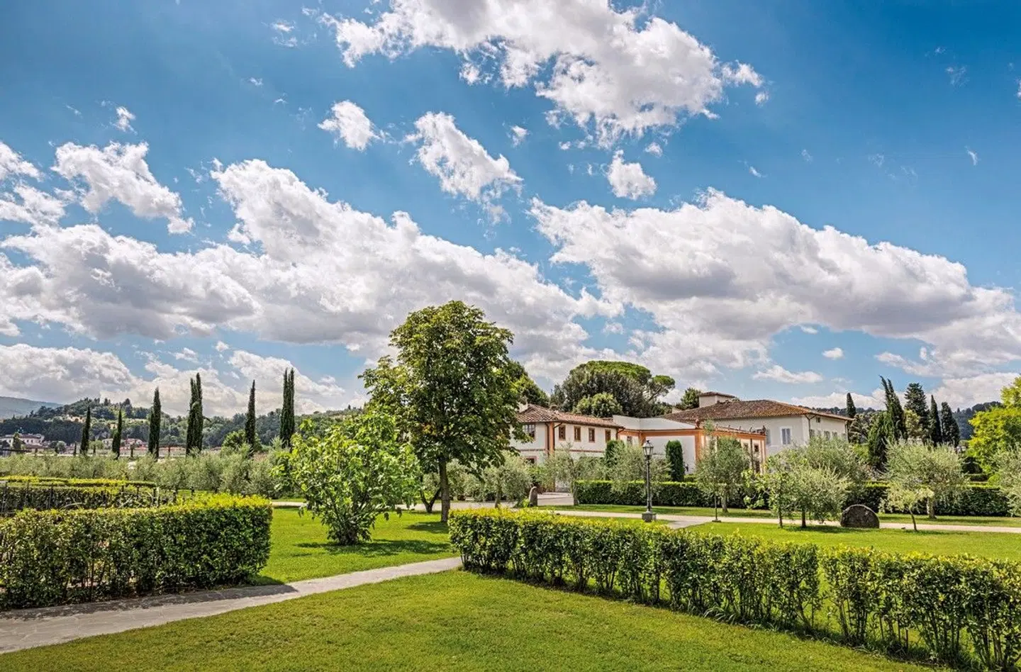 Villa Olmi Firenze Garten