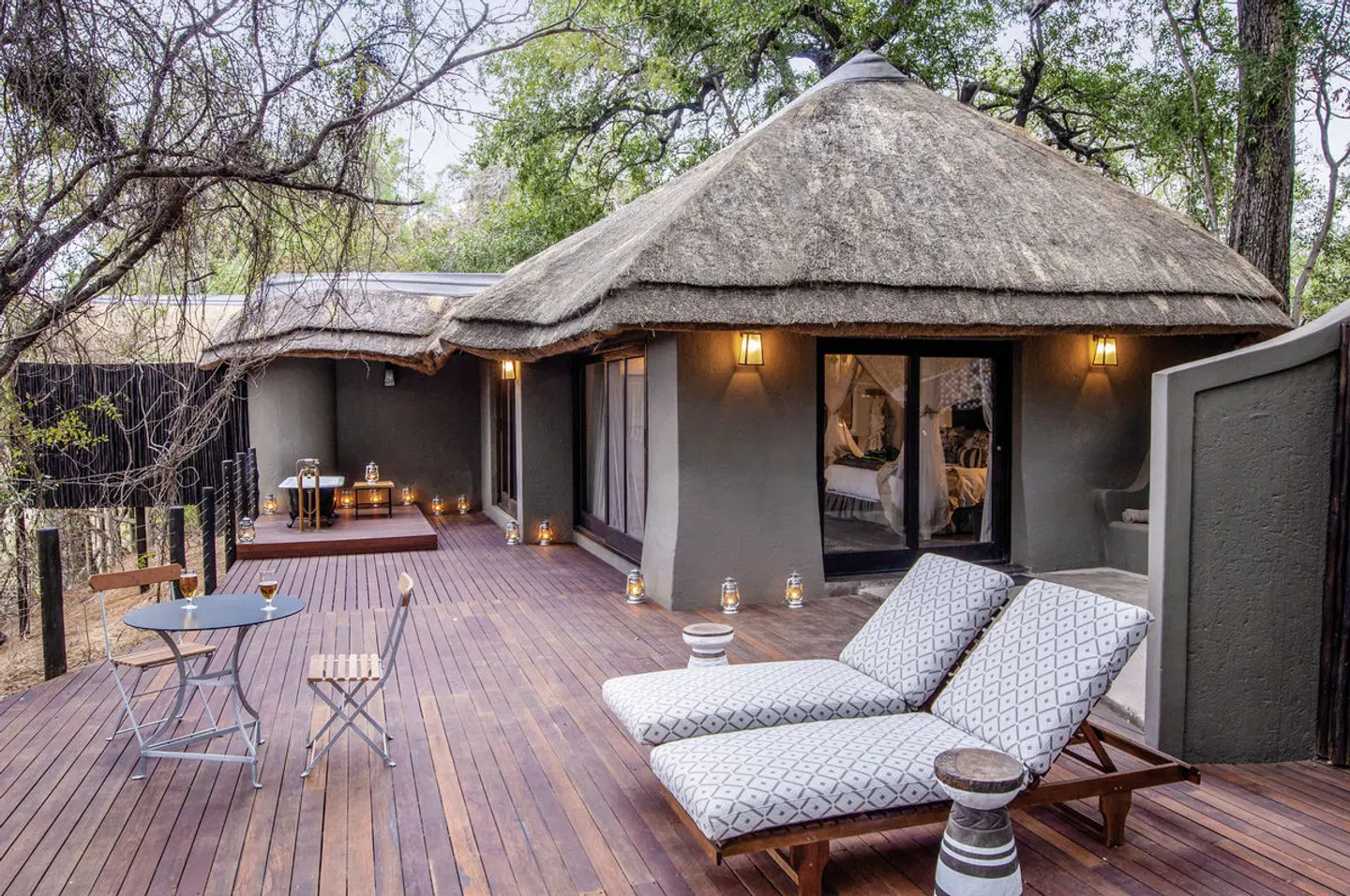 Jock Safari Lodge Terrasse