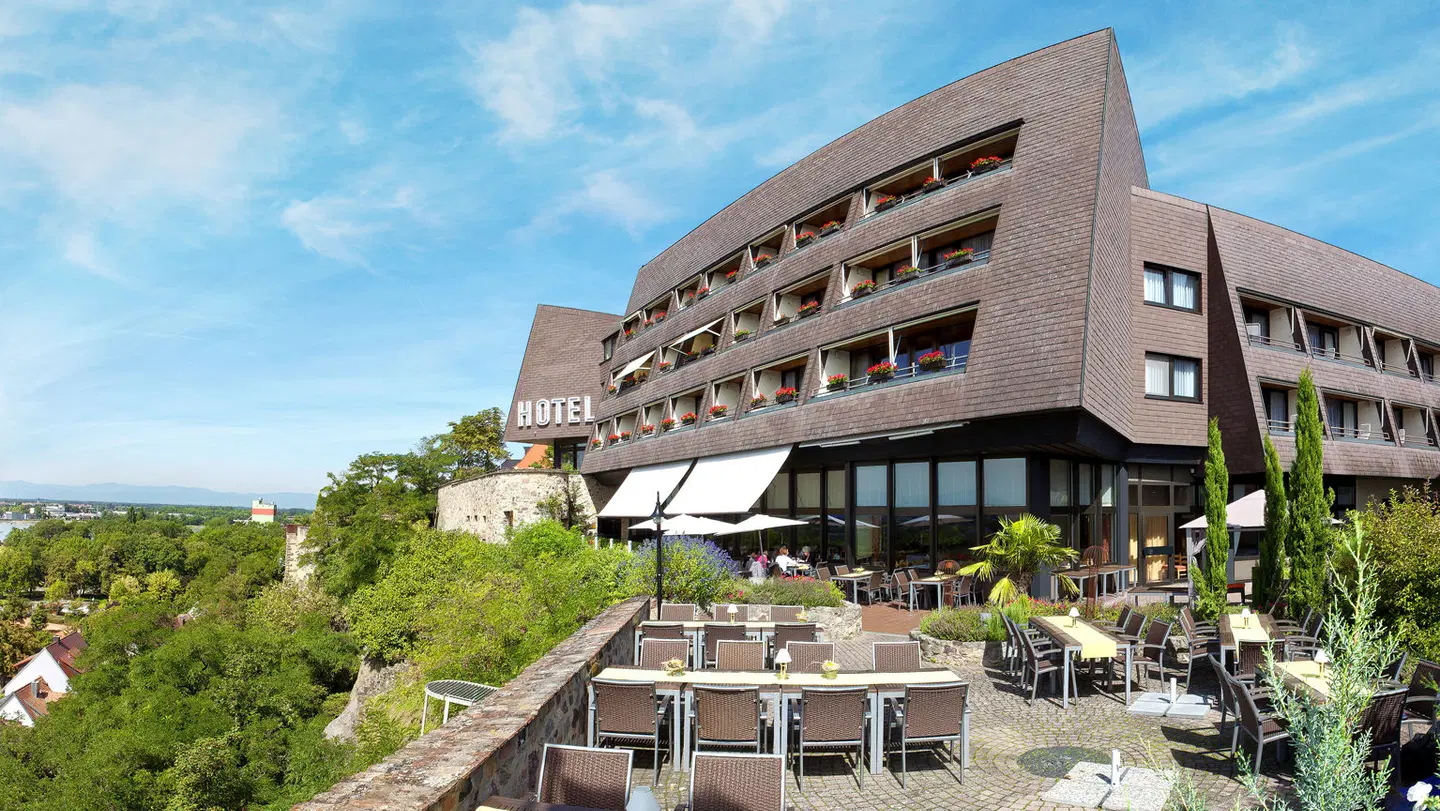Hotel Stadt Breisach Terrasse
