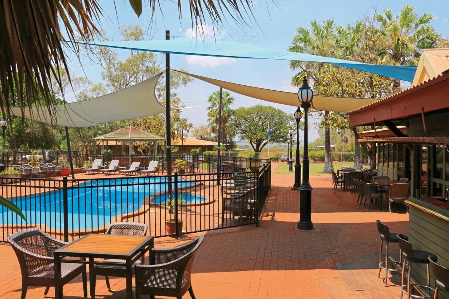 Kimberley Hotel Terrasse