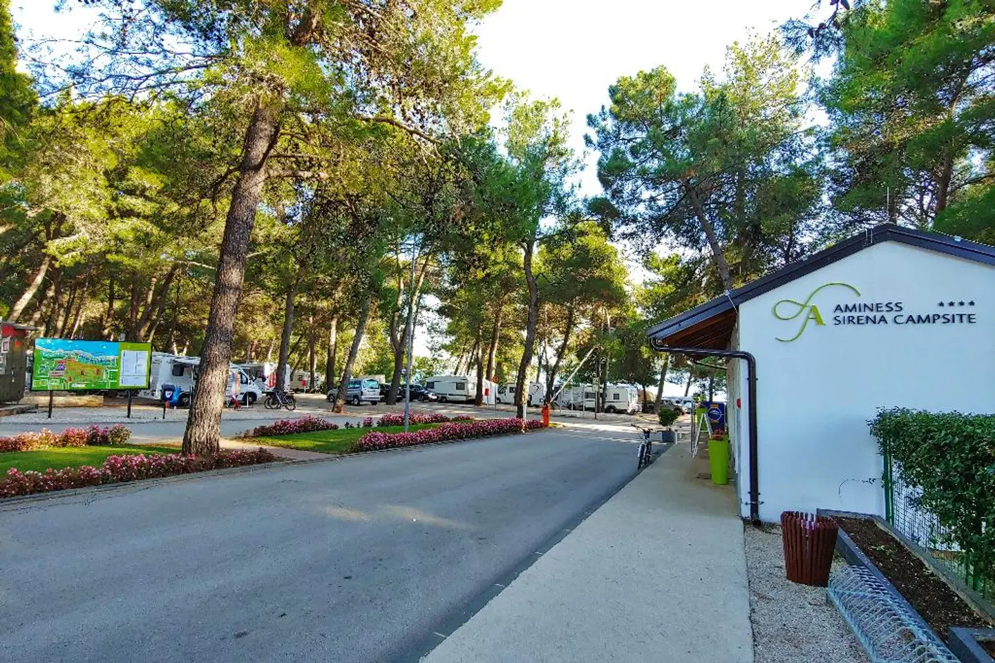 Aminess Sirena Campsite Terrasse