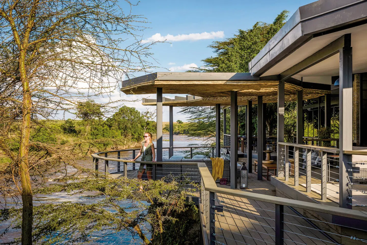 Sanctuary Olonana Lodge Terrasse