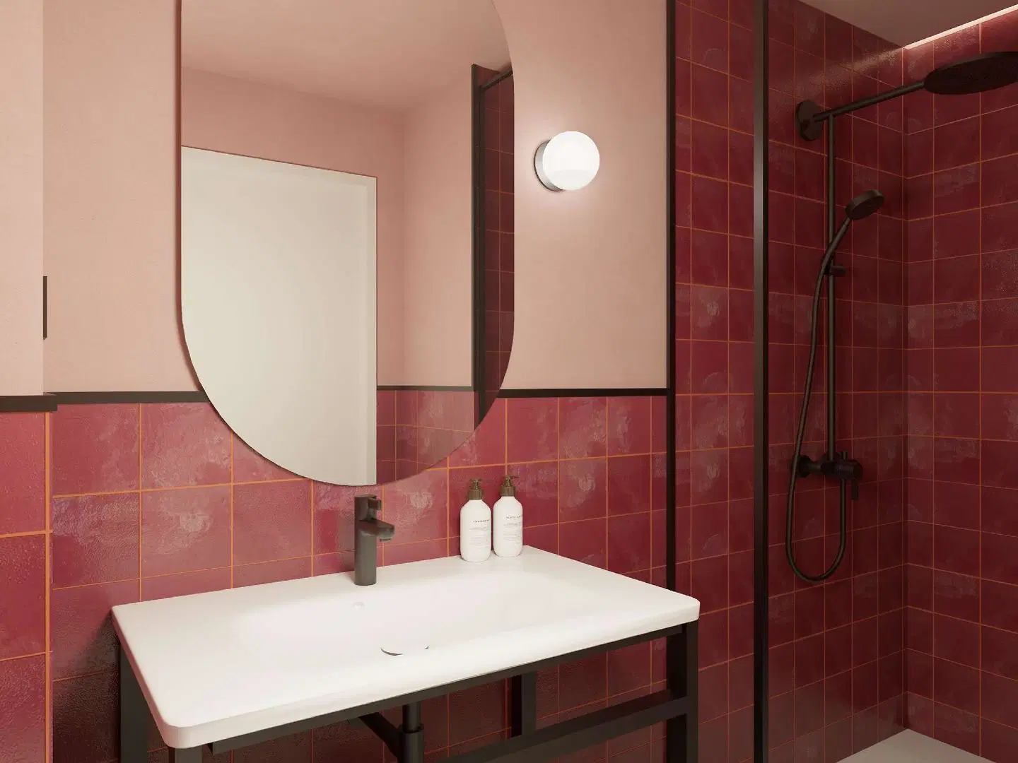 ibis Styles Madrid Airport Valdebebas Badezimmer