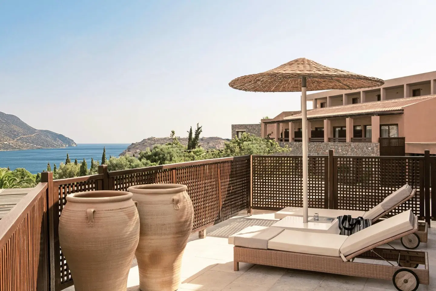 Phãea Blue, Elounda, Crete Terrasse