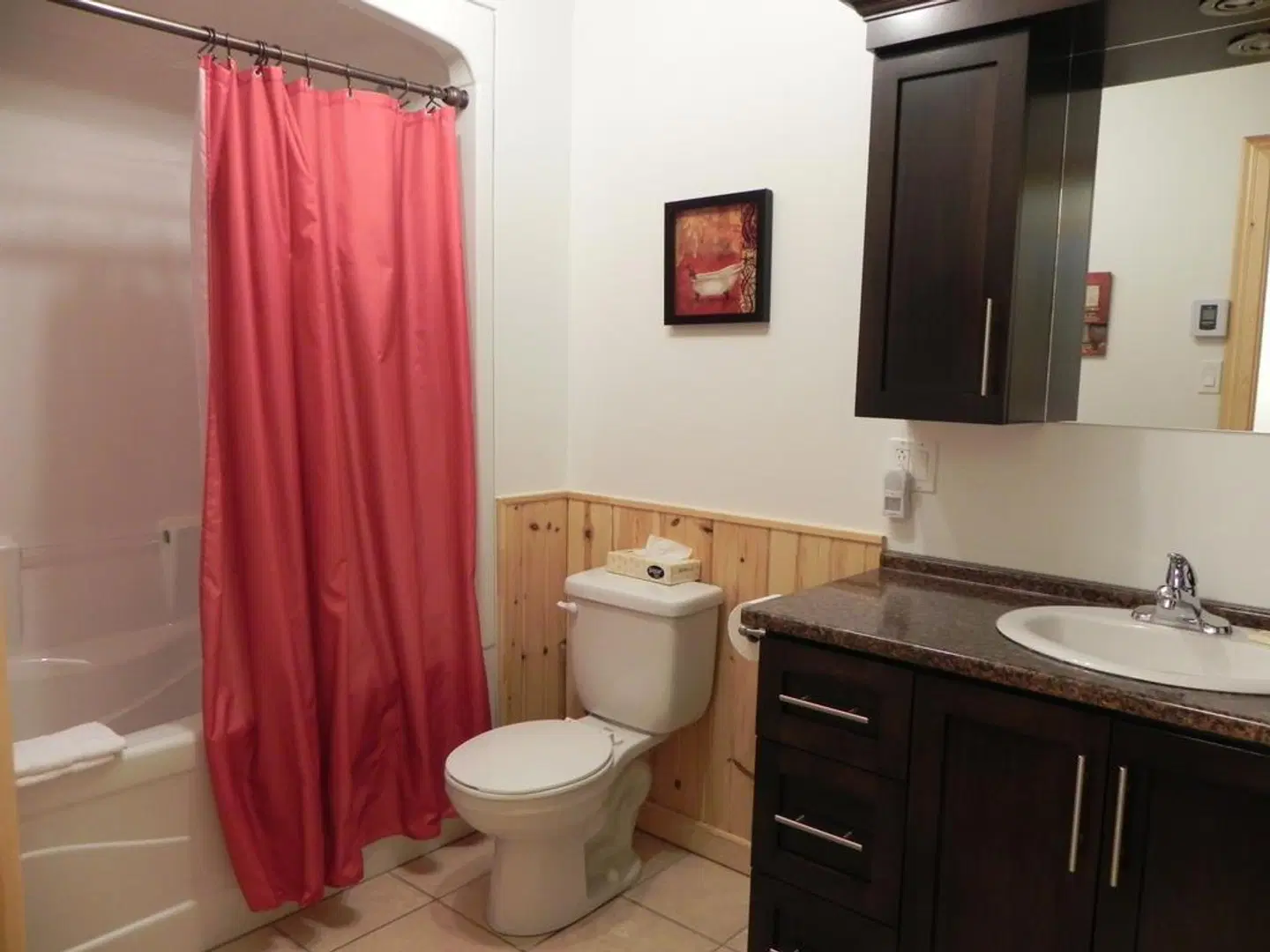 Chalets et Spa Lac Saint-Jean Badezimmer