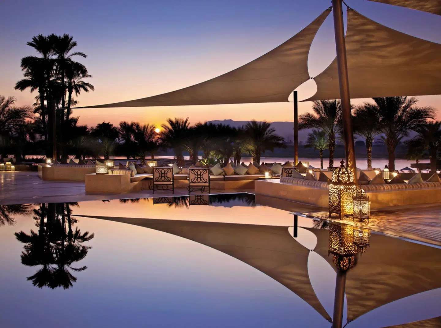 Hilton Luxor Resort & Spa Terrasse