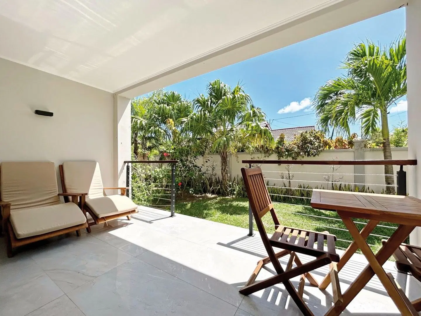 Blue Lagoon Chalets Terrasse