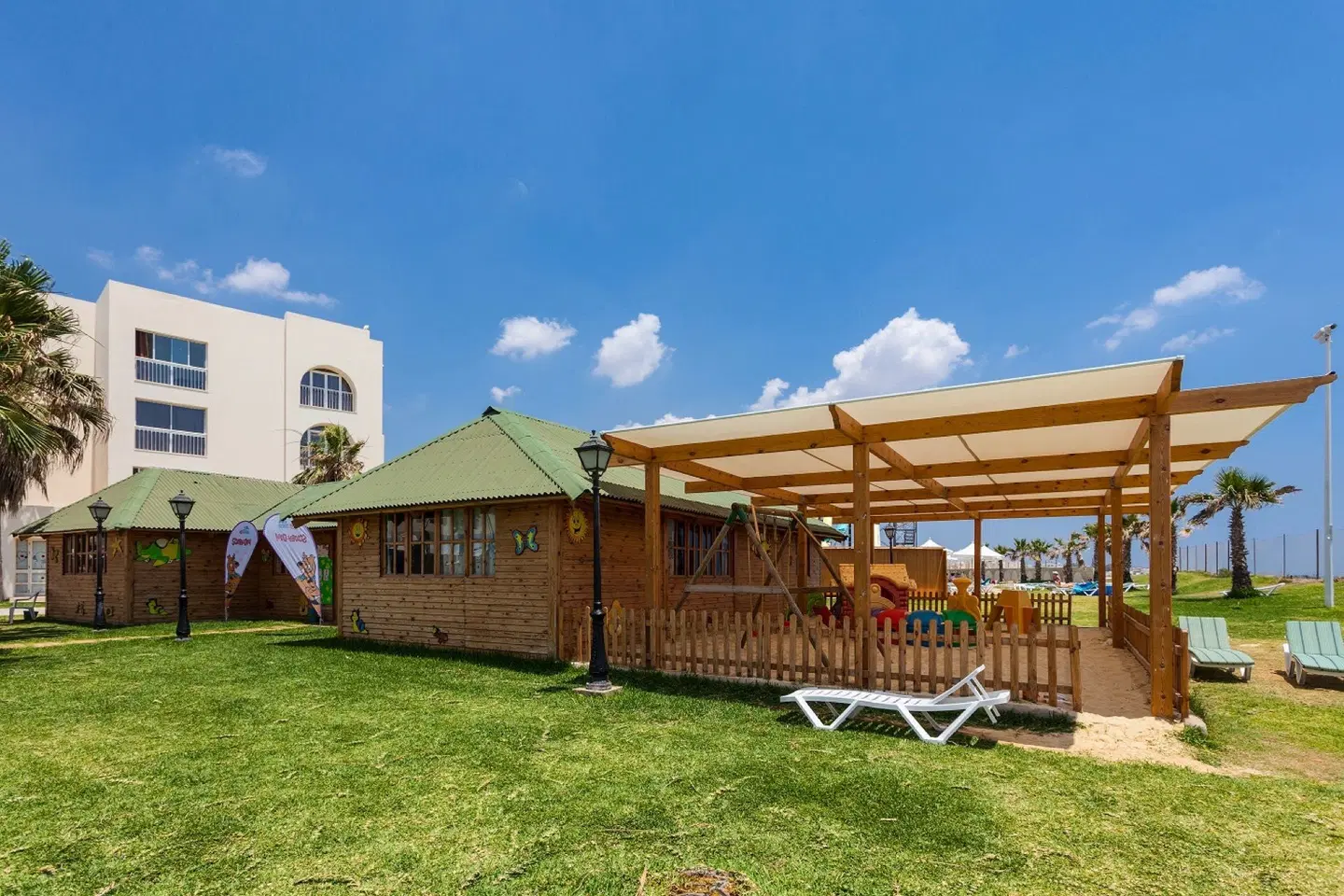 Khayam Garden Beach & Spa Terrasse