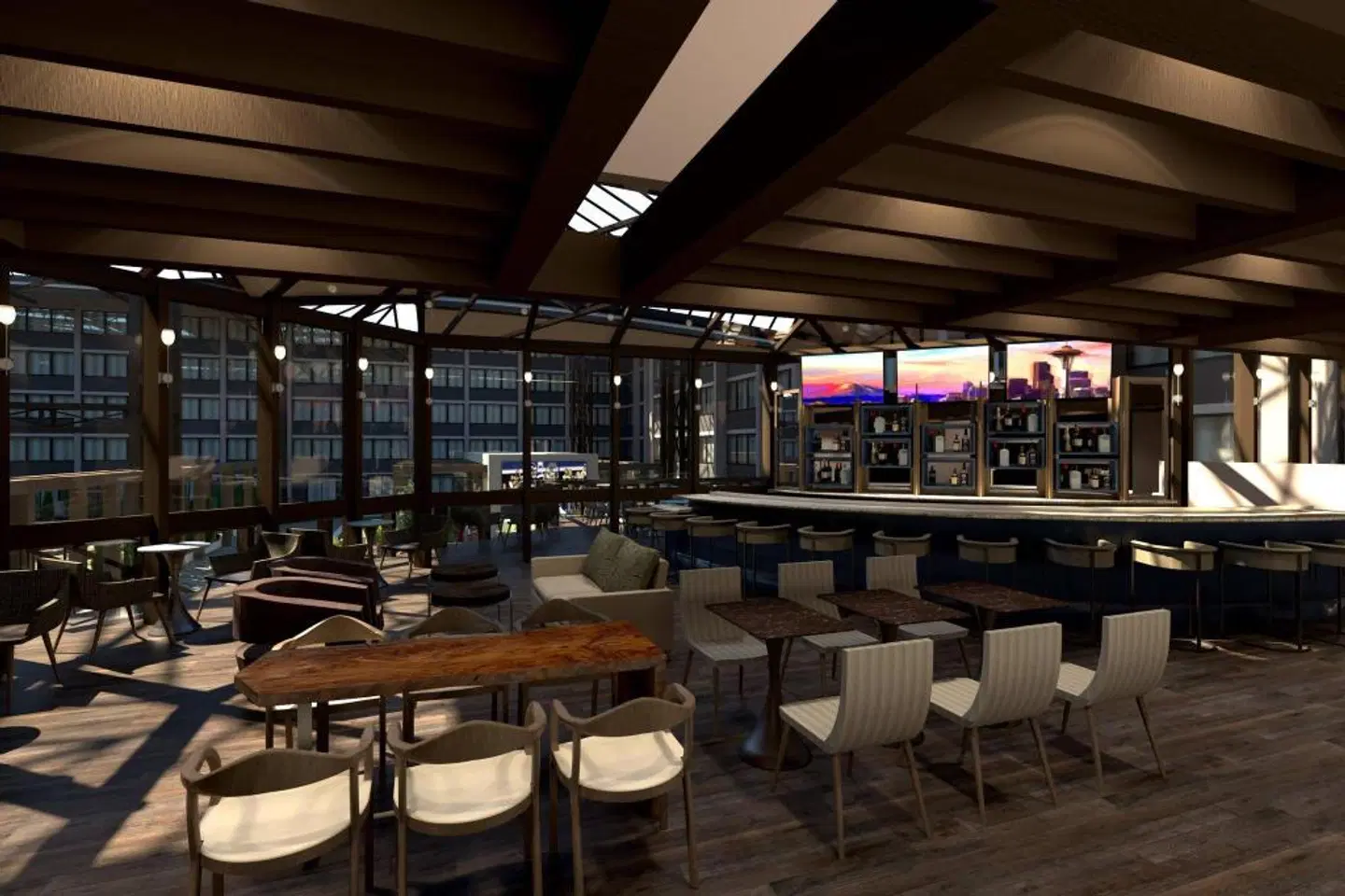 Seattle Airport Marriott Bar