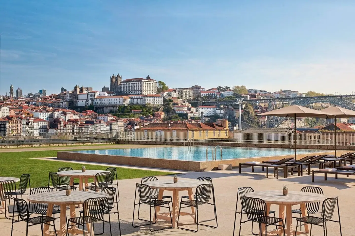 Tivoli Kopke Porto Gaia Hotel Terrasse