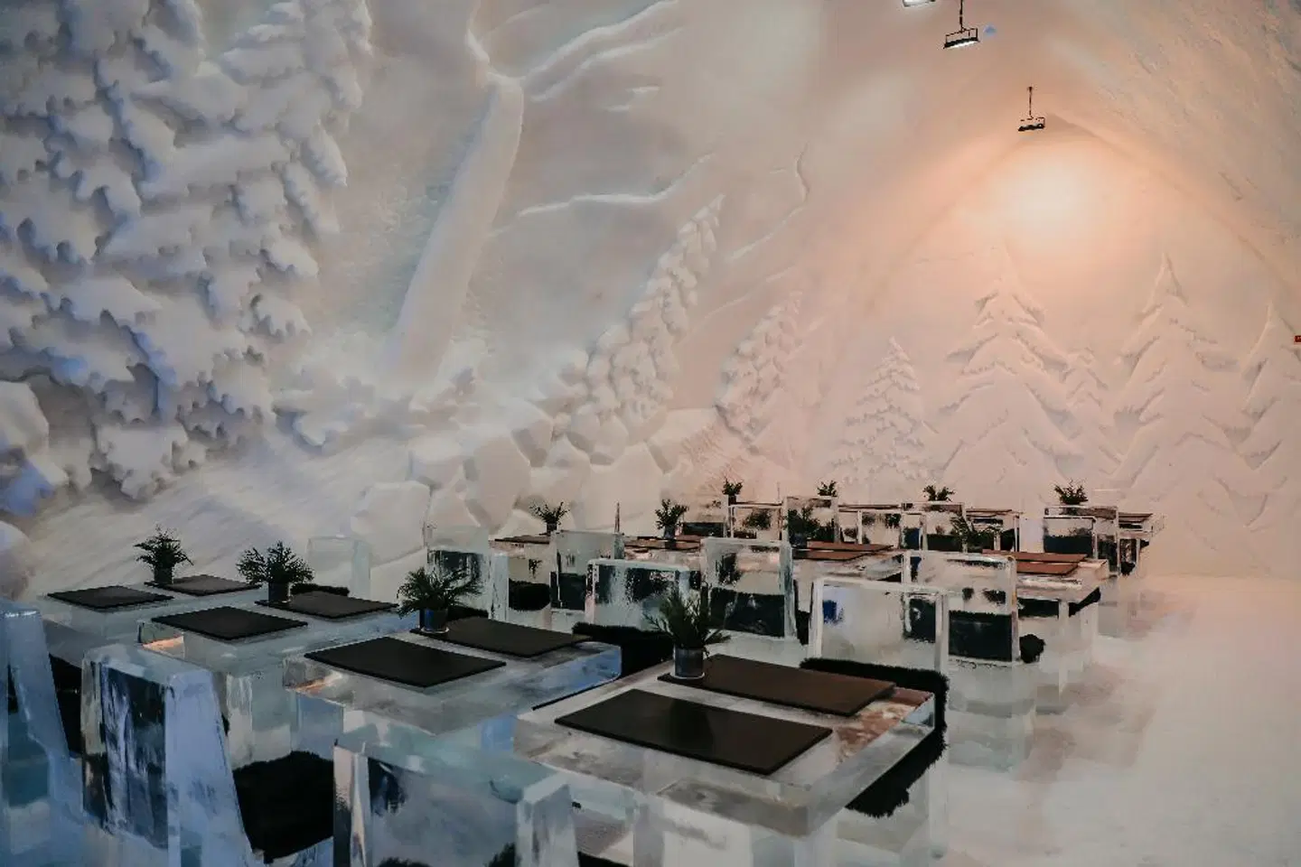 Hotel de Glace Terrasse