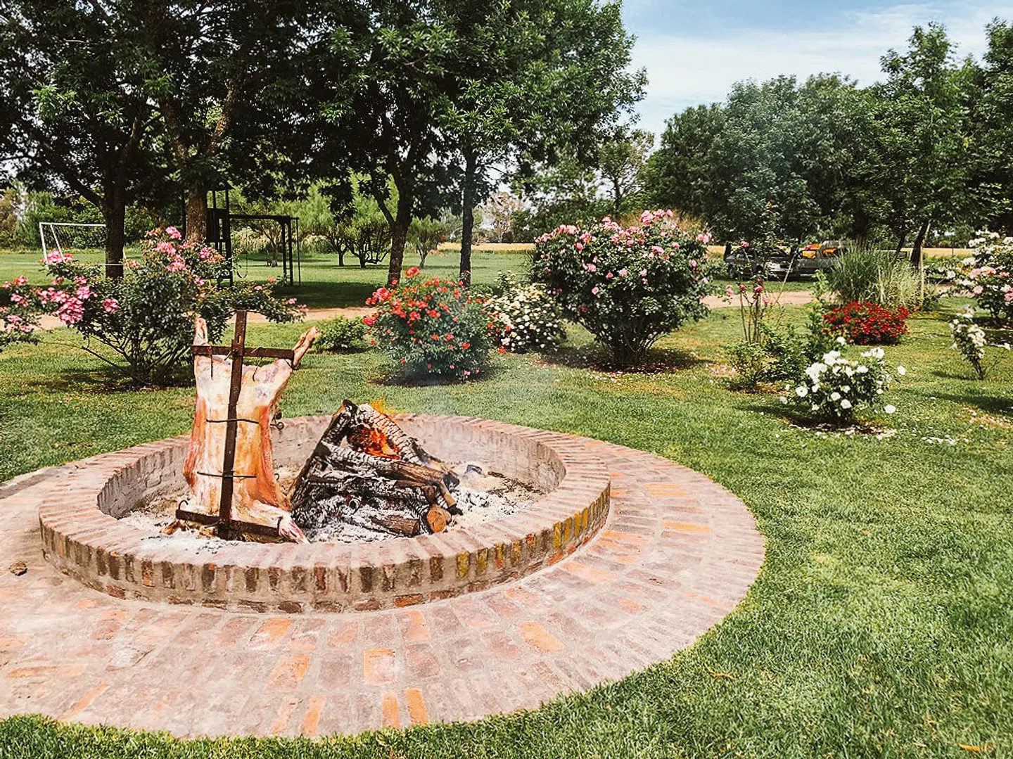 Estancia El Ombu de Areco Garten