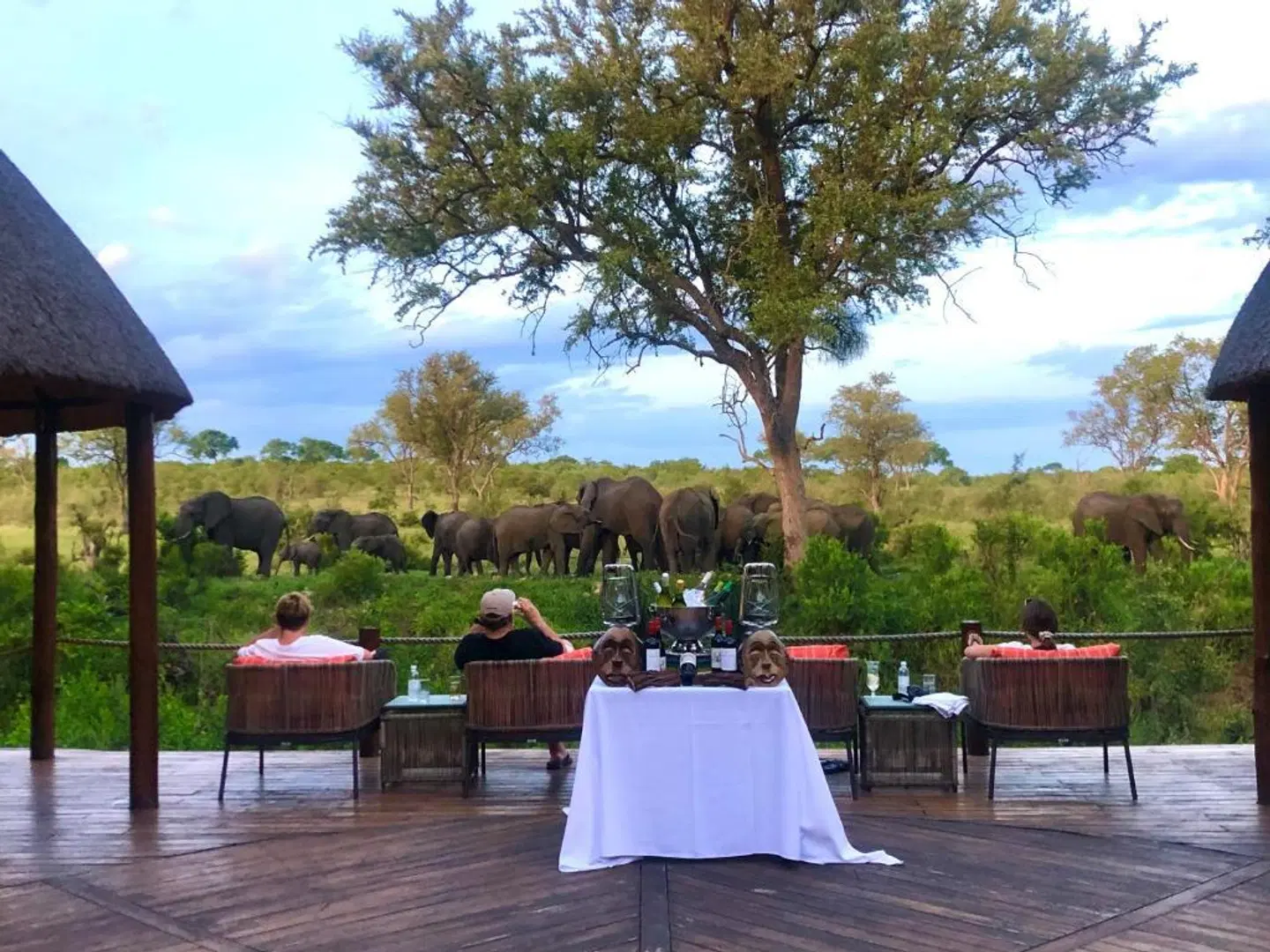 Hoyo Hoyo Safari Lodge Terrasse