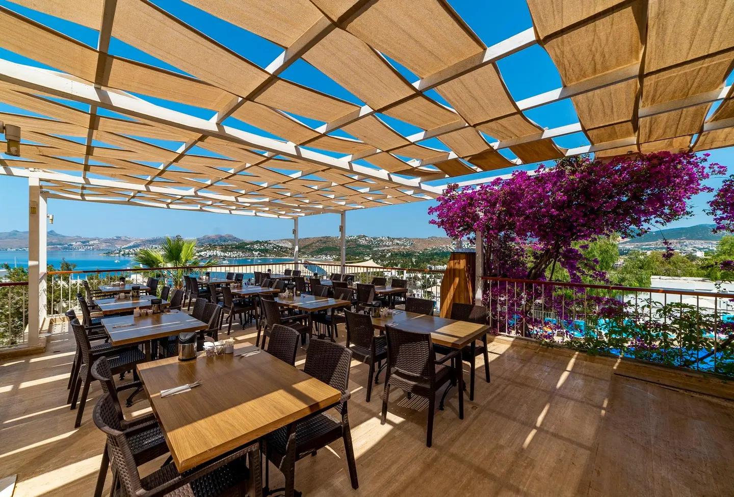 Riva Bodrum Resort Terrasse