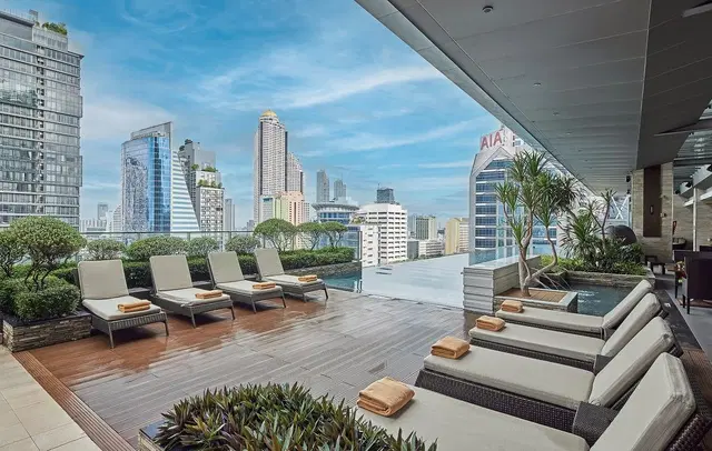 Eastin Grand Hotel Sathorn Bangkok Terrasse