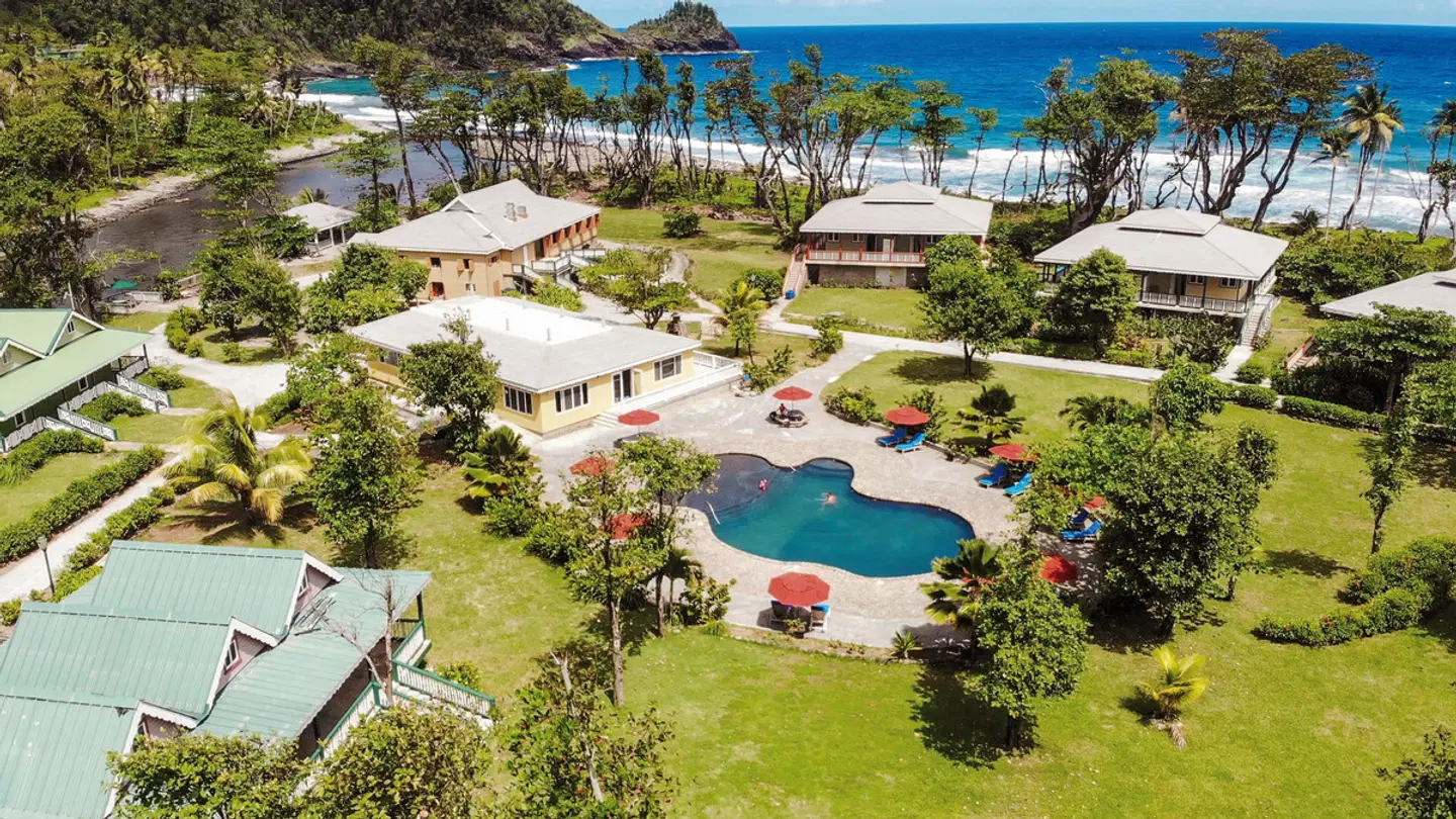 Rosalie Bay Eco Resort & Spa Garten