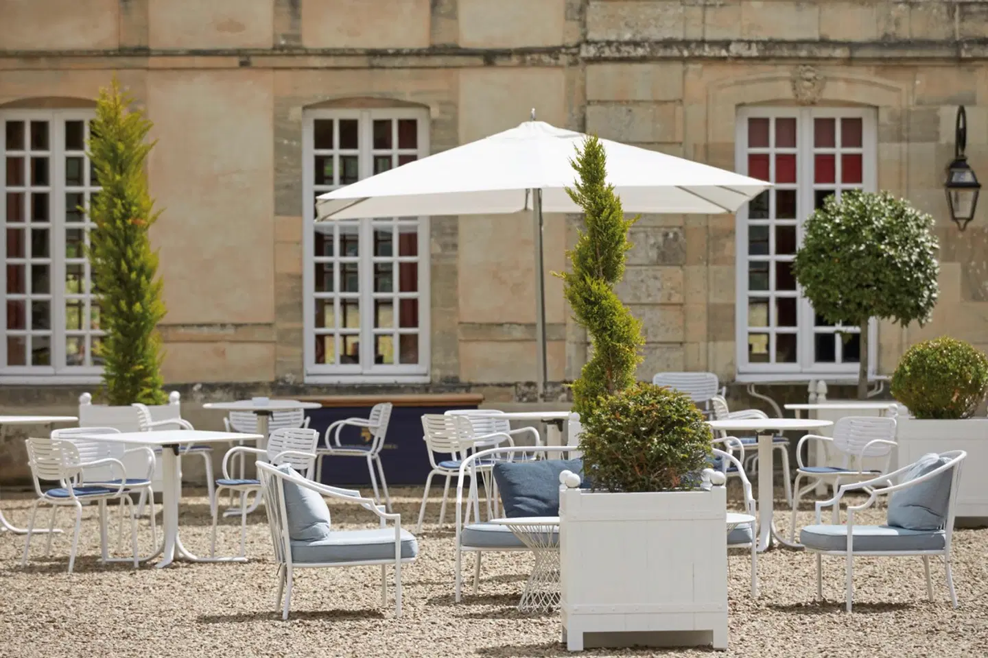 Château d'Audrieu Terrasse