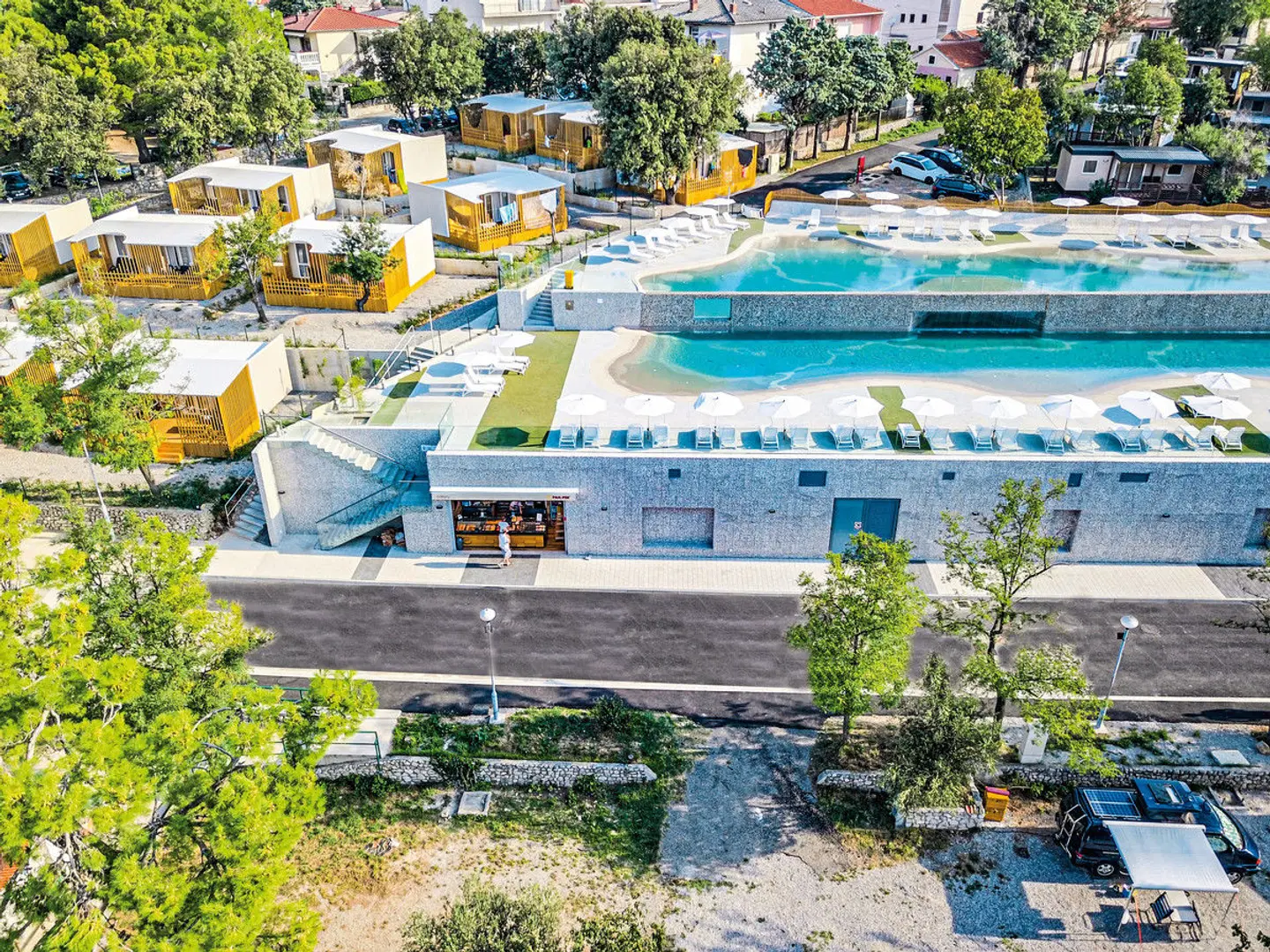 Mobile Homes Camp Selce Garten