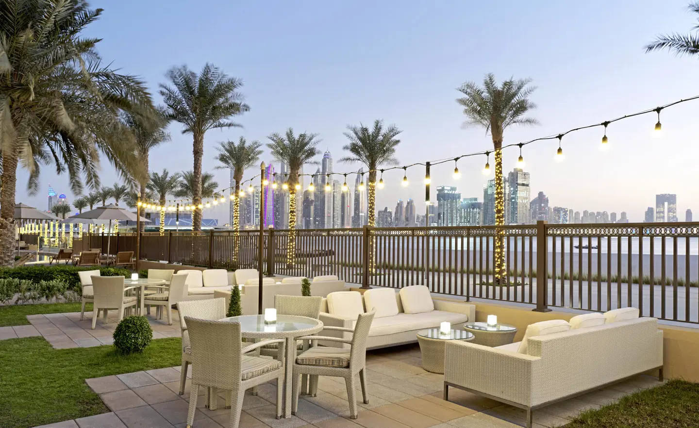Fairmont The Palm Dubai Terrasse