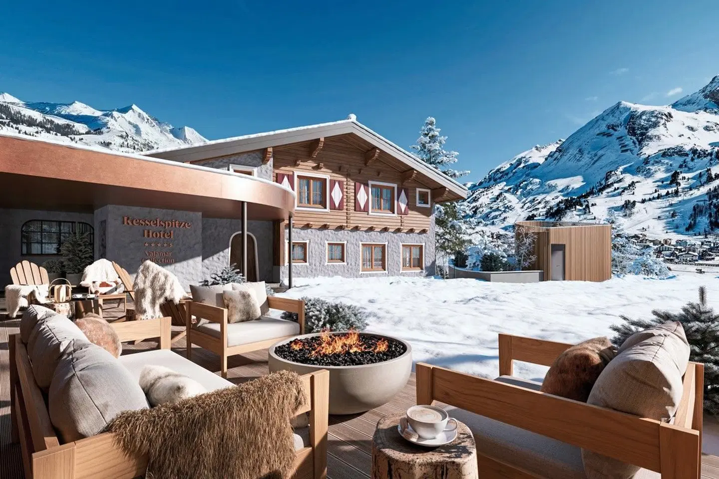 Kesselspitze Valamar Collection Hotel & Chalet Terrasse