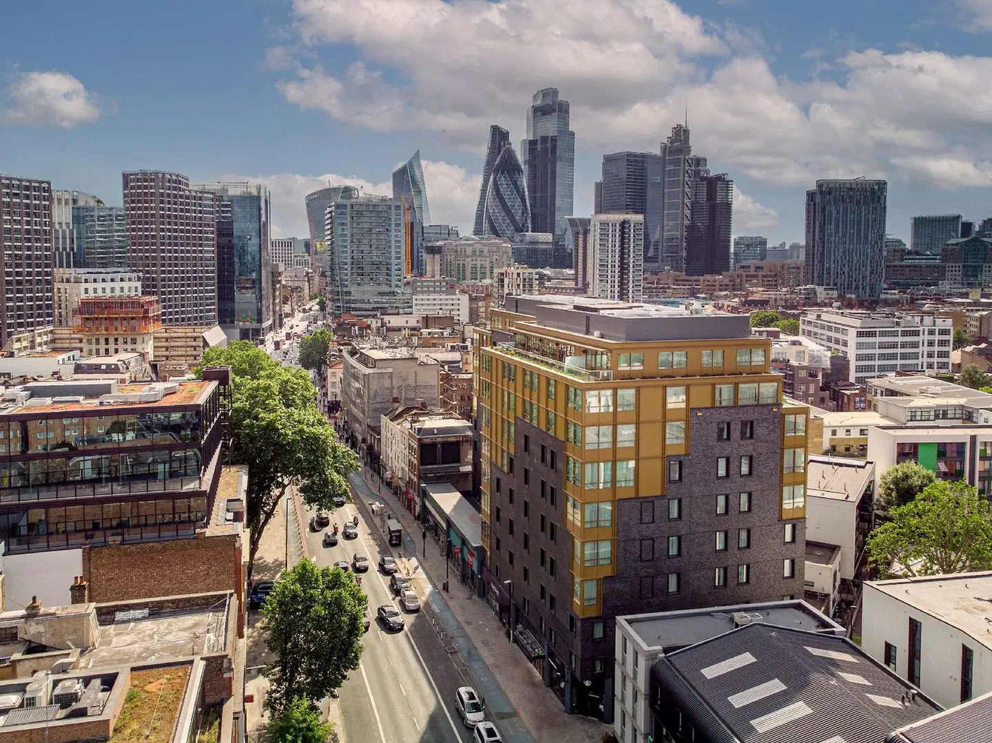 Hyatt Place London City East Terrasse