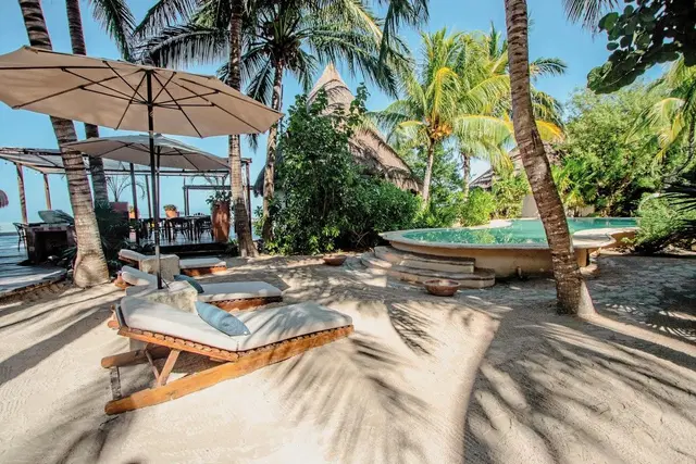 Las Nubes de Holbox Terrasse