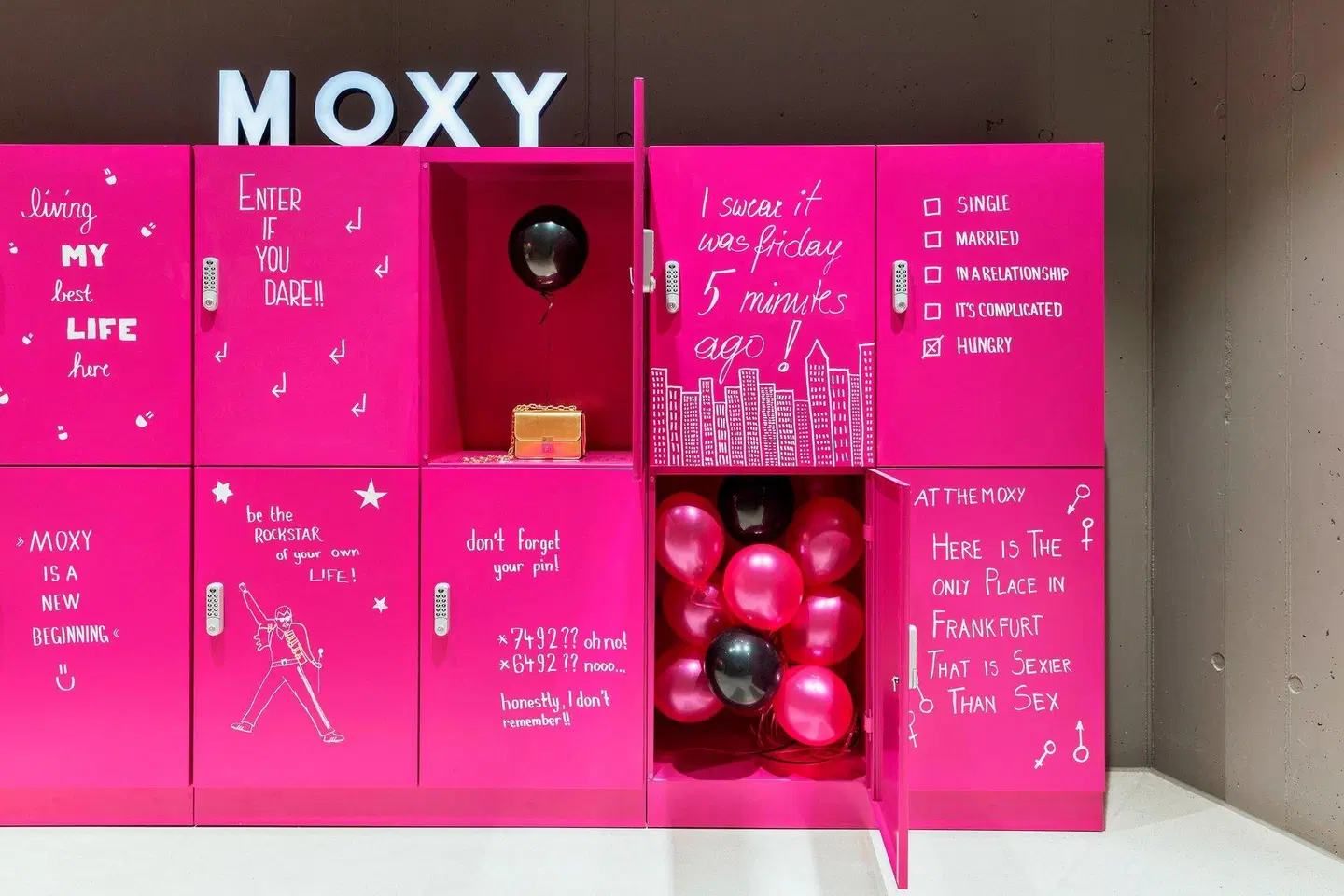Moxy Frankfurt City Center Landkarte