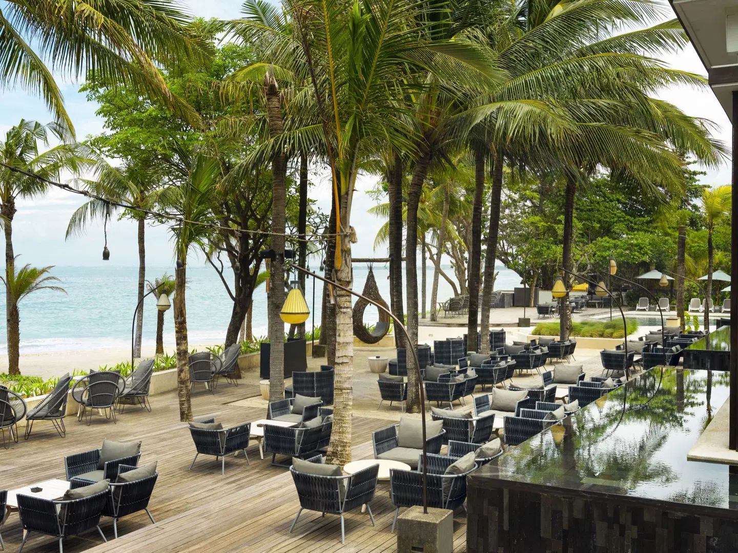 The Anvaya Beach Resort Terrasse