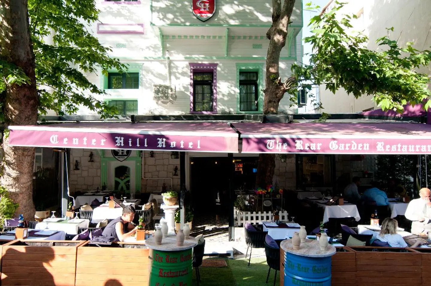 Center Hill Hotel Terrasse