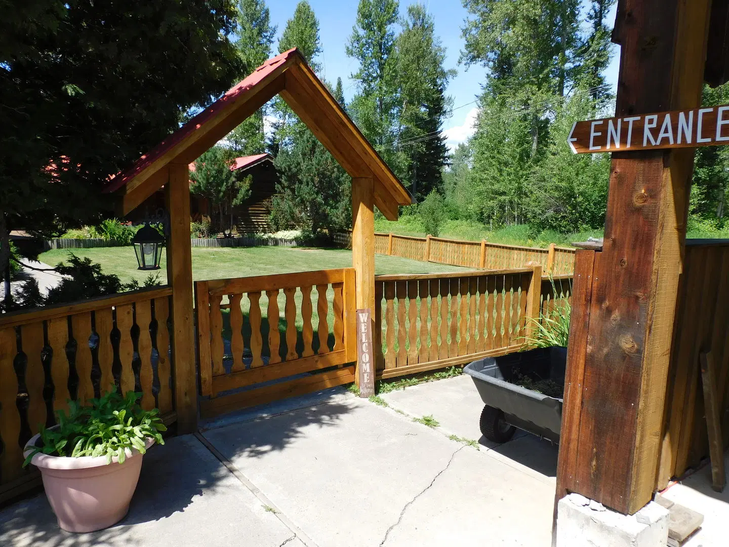 Blue Grouse Country Inn B&B Terrasse