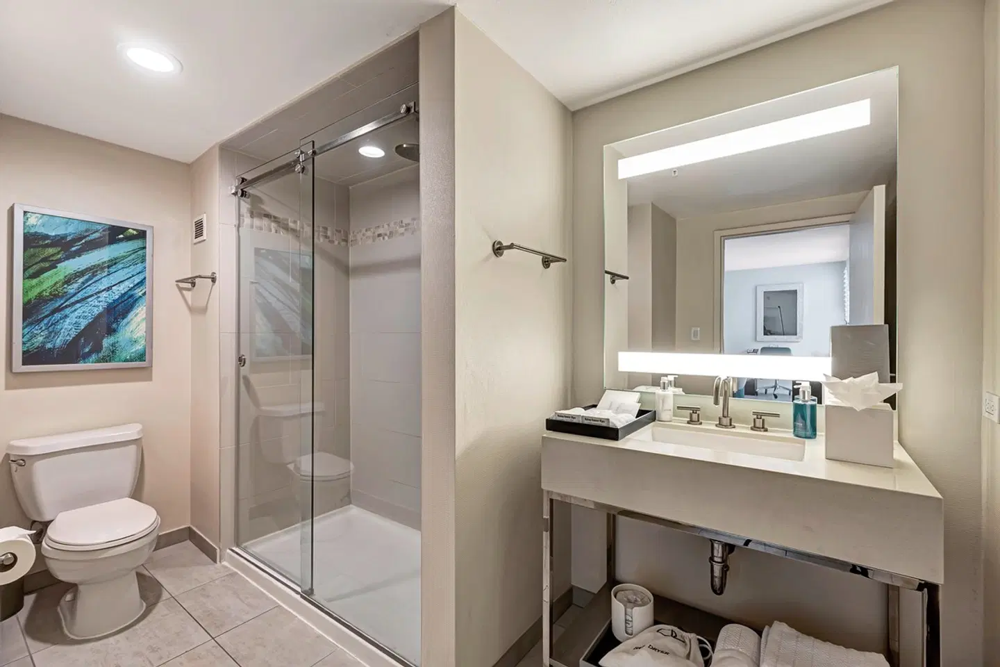 Ocean View Hotel Badezimmer